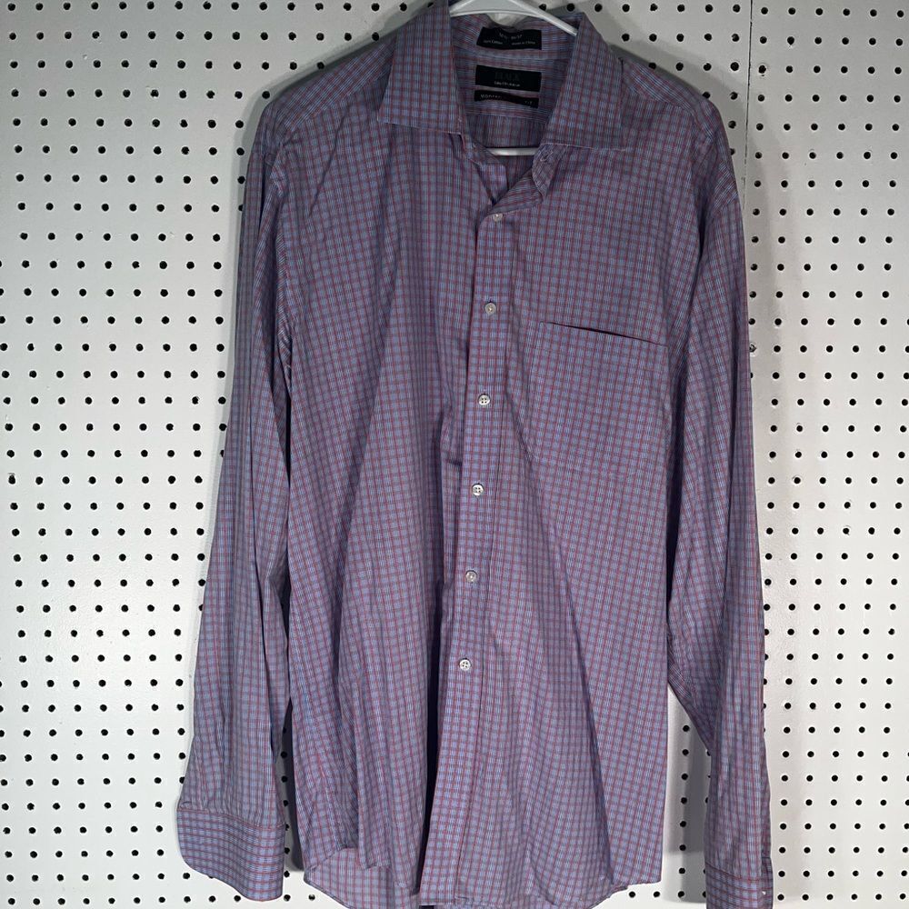 Saks Fifth avenue black button down shirt